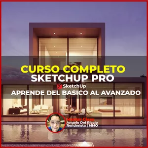 Imagen de portada para Curso online Curso Completo Sketchup del Basico al Avanzado