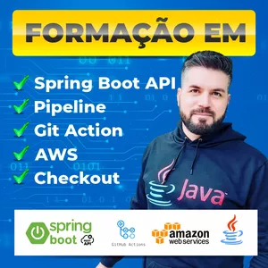 Imagem do curso Formação Spring Boot API Pipeline Gitaction AWS e Checkout