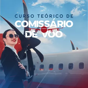 Imagem de capa para o Curso online Curso Completo Comissário de Voo