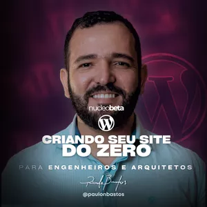 Imagem de capa para o Curso online Criando seu site do zero - Para engenheiros &amp; Arquitetos
