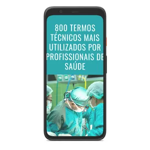 Imagem de capa para o Ebook 800 Termos Técnicos Mais Utilizados Por Profissionais de Saúde