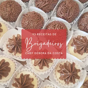 Imagem de capa para o Ebook 93 Receitas de Brigadeiros