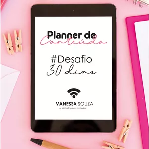 Imagem de capa para o Curso online PLANNER DE CONTEÚDO INSTAGRAM