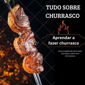 Imagem de capa para o Ebook Tudo sobre churrasco