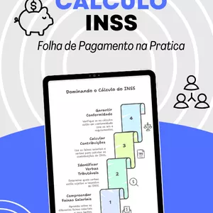 Imagem de capa para o Ebook Calculando INSS - Folha de Pagamento