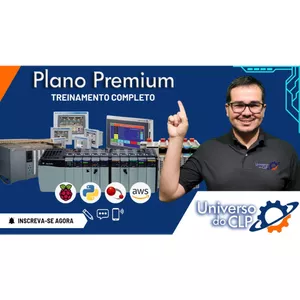 Imagem de capa para o Curso online Treinamento completo de Automação Industrial - Plano Premium