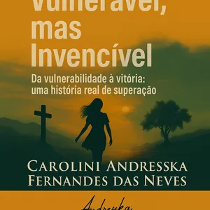 Imagem de capa para o Ebook Vulnerável, mas Invencível: Uma Jornada de Superação e Autodescoberta