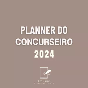 Imagem de capa para o Curso online Planner do Concurseiro 2024