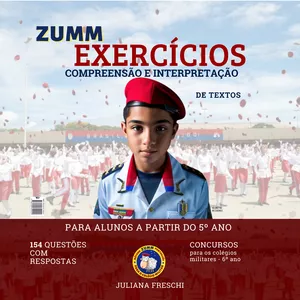 Imagem de capa para o Ebook Zumm: exercícios de compreensão e interpretação de textos