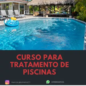 Imagem de capa para o Ebook Curso para tratamento de piscinas