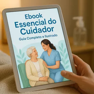 Imagem de capa para o Ebook Guia  Essencial para cuidador de idoso