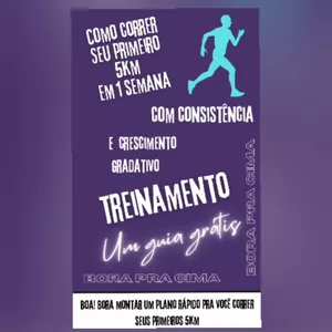 Imagem de capa para o Ebook COMO CORRER 5 KM EM 7 DIAS  ( guia para iniciantes ) 