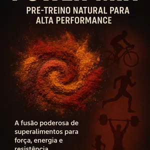 Imagem de capa para o Ebook Power Mix – Pré-Treino Natural para Alta Performance