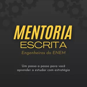 Imagem de capa para o Ebook Mentoria Escrita: aprenda a estudar com estratégia