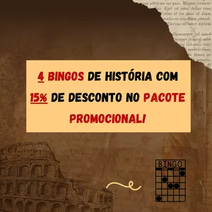 Imagem de capa para o Ebook BINGOS DE HISTORIA PACOTE PROMOCIONAL