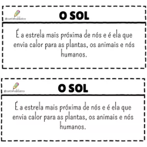 Imagem de capa para o Ebook Atividade - O sol e a Lua