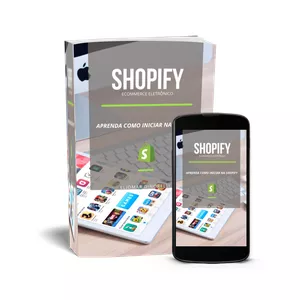 Imagem de capa para o Ebook E-commerce Eletrônico - Aprenda como Iniciar na Shopify