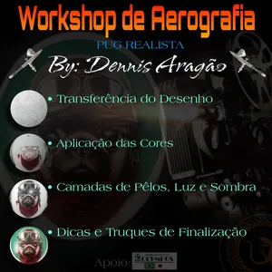 Imagem de CURSO DE AEROGRAFIA  EM CAPACETE criado por Dennis Aragão Artist na hotmart