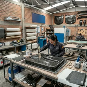 Imagen de portada para Ebook Domina la fabricación de autopartes en fibra de vidrio