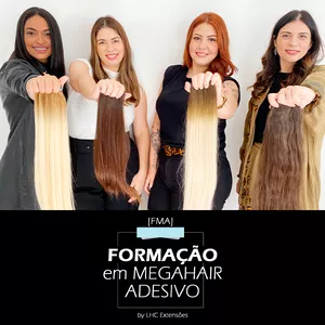Imagem de capa para o Curso online Formação em Megahair Adesivo By LHC