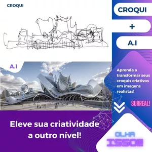 Imagem do curso CROQUI + A.I | ELEVE SUA CRIATIVIDADE A OUTRO NÍVEL