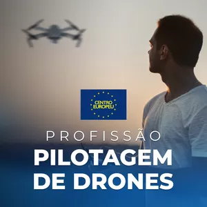 Imagem de capa para o Curso online Pilotagem de Drones Ao Vivo