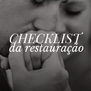 Imagem de capa para o Ebook Checklist da Restauração