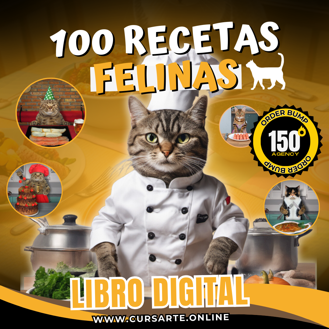 Portada 100 Recetas Felinas