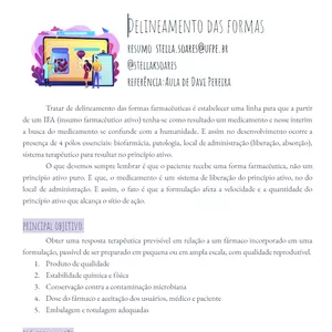 Imagem de capa para o Ebook Delineamento das Formas Farmacêuticas : Biofarmacotécnica 