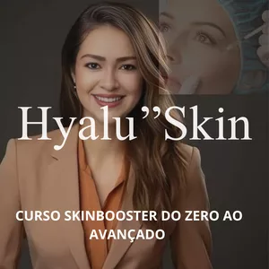 Imagem de capa para o Curso online ( HYALU"SKIN) SKINBOOSTER DO ZERO AO AVANÇADO 