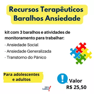 Imagem de capa para o Ebook KIT BARALHOS ANSIEDADE