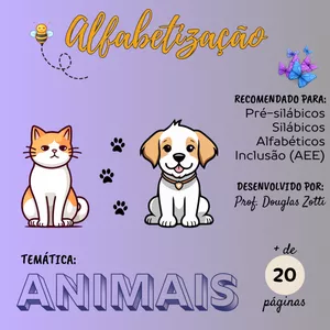 Imagem de capa para o Ebook Alfabetização: Animais