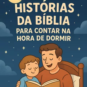 Imagem de capa para o Ebook 10 histórias da bíblia para contar na hora de dormir 