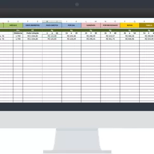 Planilha Planilha Cálculo de Fretes - Fracionado - Frota Própria