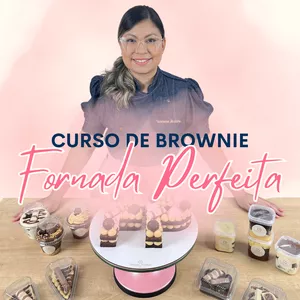 Imagem de capa para o Curso online Curso de Brownie Fornada Perfeita