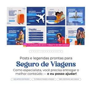Imagem de capa para o Curso online PACK PARA SEGURO DE VIAGENS