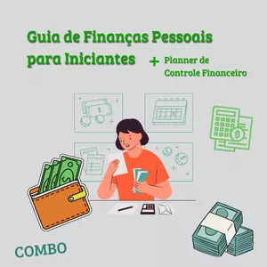 Imagem de capa para o Ebook Finanças Pessoais para Iniciantes