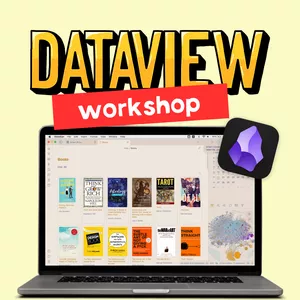 Imagem do curso Workshop Completo de Dataview para Obsidian