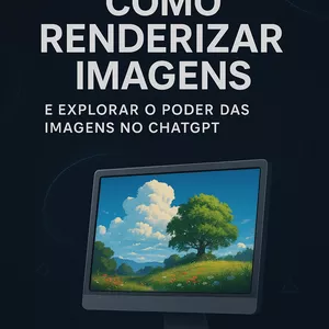 Imagem de capa para o Ebook Imagens com Inteligência Artificial: Guia Completo para Criar, Editar e Animar com ChatGPT
