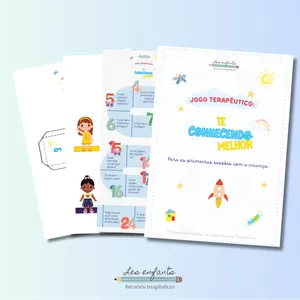 Imagem de capa para o Ebook Jogo Terapêutico: Te Conhecendo Melhor