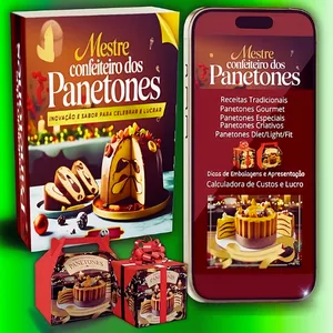 Imagem de capa para o Ebook Mestre Confeiteiro dos Panetones