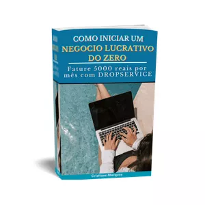 Imagem de capa para o Ebook Como iniciar um negocio lucrativo do zero com o Dropservice
