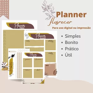 Imagem de capa para o Ebook Planner Flosrecer 