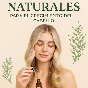 Imagen de portada para Ebook  Recetas Naturales para el Crecimiento del Cabello