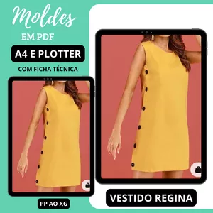 Imagem de capa para o Ebook Vestido Regina