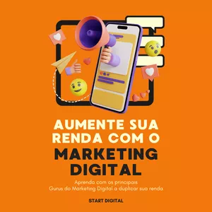 Imagem de capa para o Ebook AUMENTE SUA RENDA COM O MARKETING DIGITAL