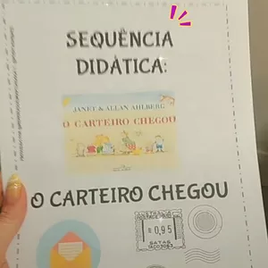 Imagem de capa para o Ebook Sequência de atividades " O CARTEIRO CHEGOU"