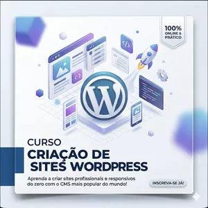 Imagem de Programação de Sites Wordpress criado por Curso na hotmart