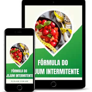 Imagem de capa para o Ebook Fórmula do jejum intermitente 