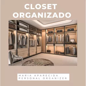 Imagem de capa para o Ebook Closet Organizado 